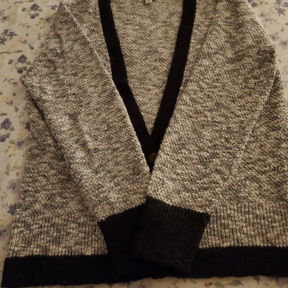 LL BEAN SIGNATURE COTTON LINEN L/S CARDIGAN-NWOT - Picture 3 of 7